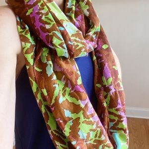 Gorgeous multicolored infinity scarf